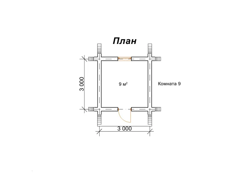 Міні будиночок №6