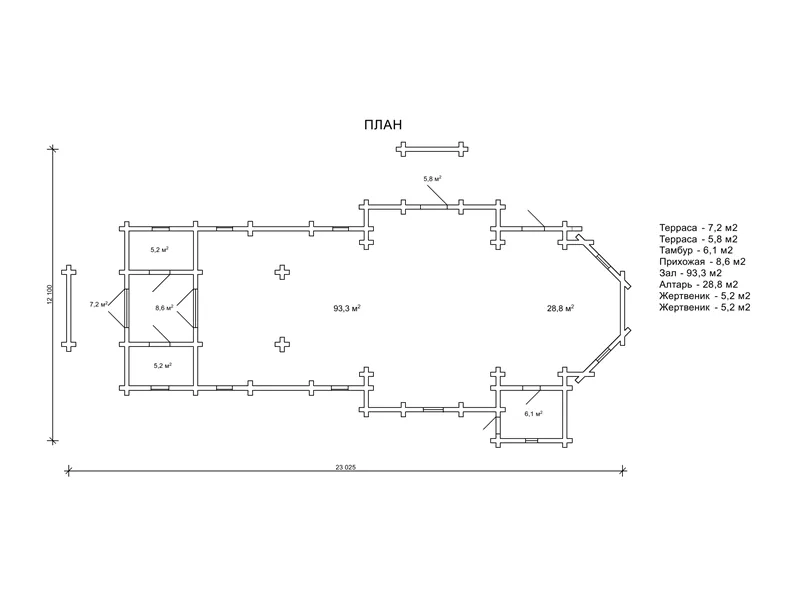 Церква Іоанно-Предтеченського чоловічого монастиря №6