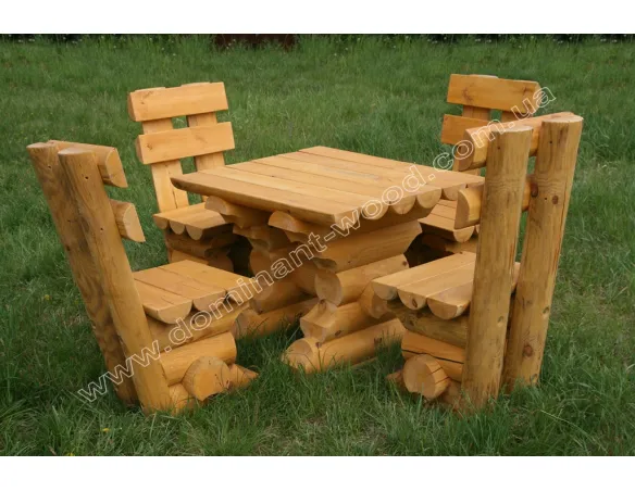 Комплект меблів «Чотири Ведмеді» (стіл + 4 стільці) №2