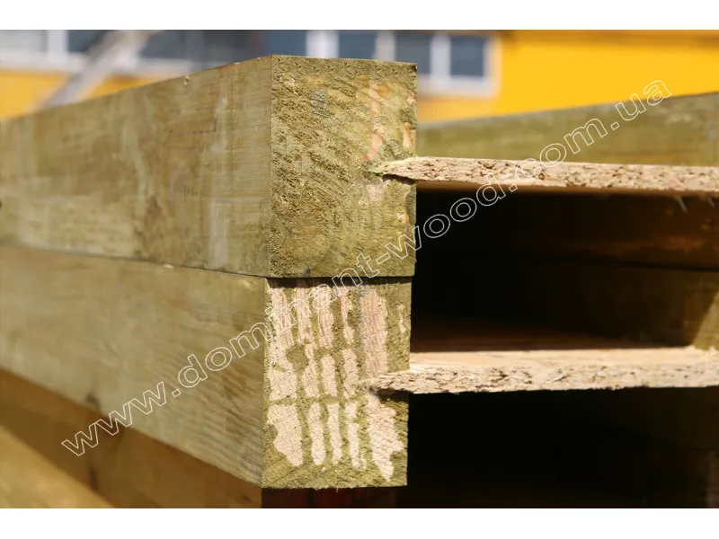 Деревянная двутавровая балка 75х200 мм №8