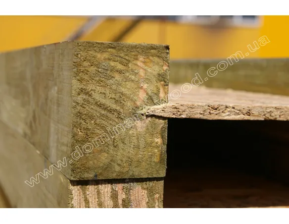 Дерев'яна двотаврова балка 75х320 мм №10