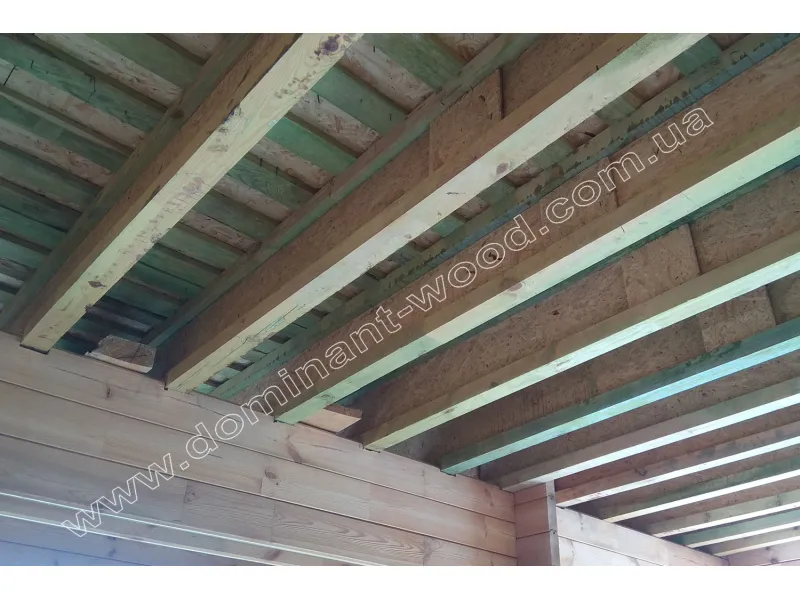 Деревянная двутавровая балка 75х320 мм №11