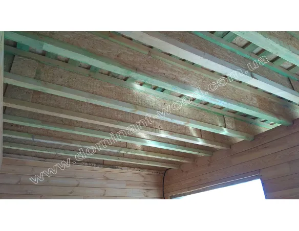 Дерев'яна двотаврова балка 75х320 мм №12