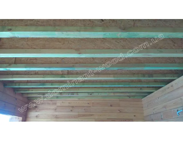 Деревянная двутавровая балка 75х320 мм №13