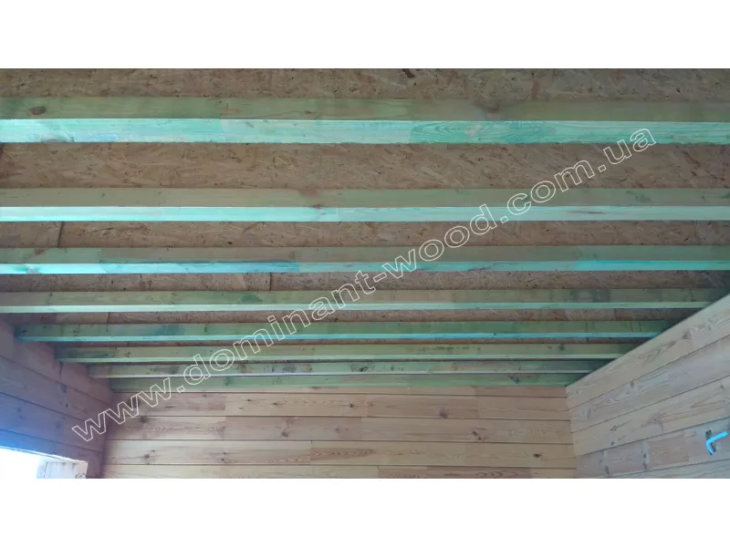 Дерев'яна двотаврова балка 75х240 мм №11