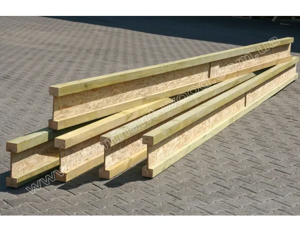 Деревянная двутавровая балка 75х150 мм №5