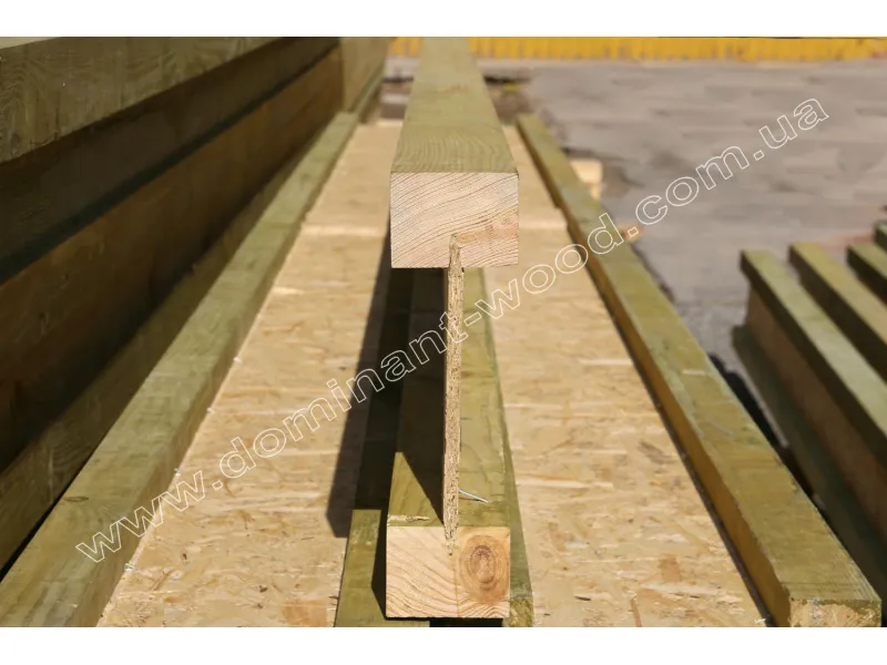 Дерев'яна двотаврова балка 75х280 мм №6