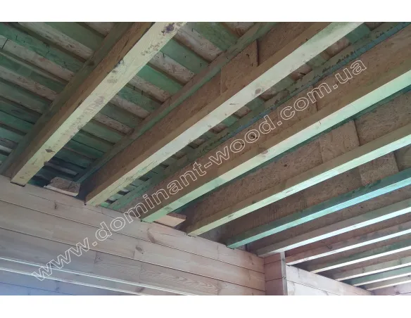 Деревянная двутавровая балка 75х100 мм №9