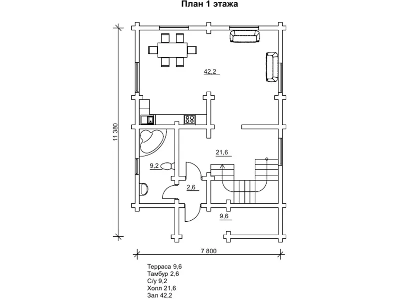 Будинок біля лісу №6