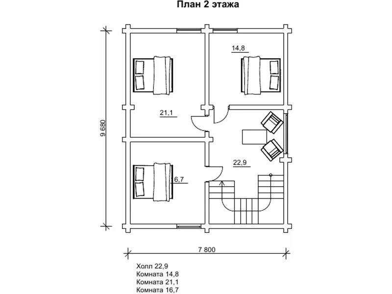 Будинок біля лісу №7