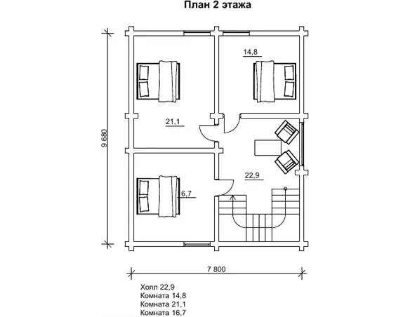 Будинок біля лісу №7