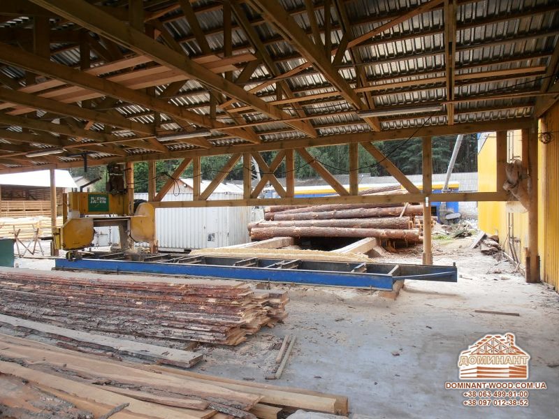 Як будується дерев’яний будинок з брусу №1