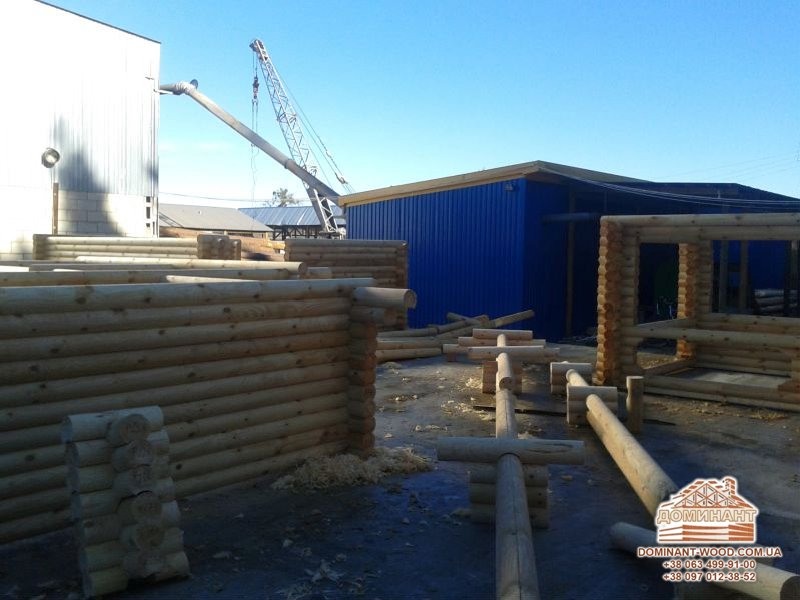 Як будується дерев’яний будинок з брусу №2