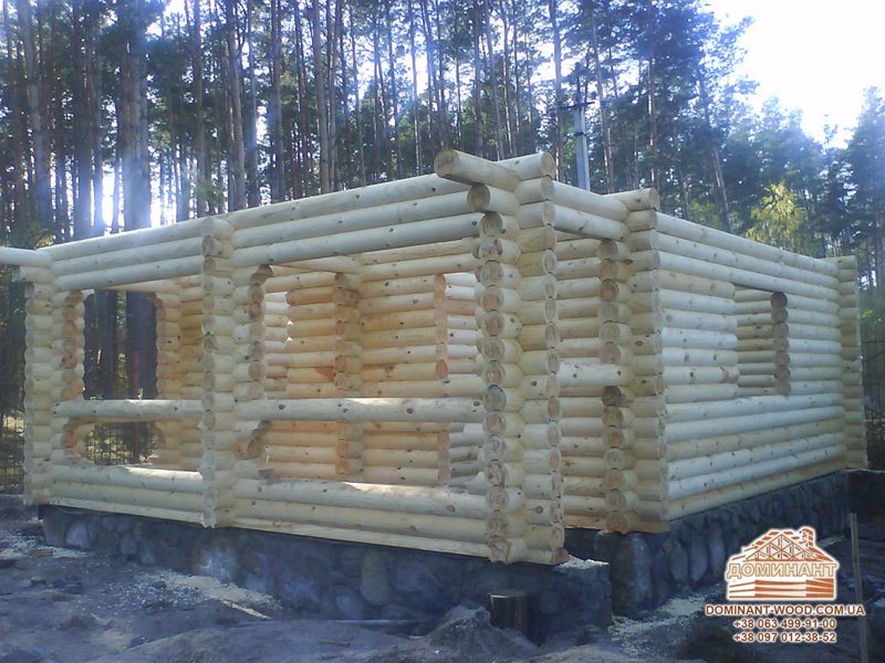 Як будується дерев’яний будинок з брусу №5