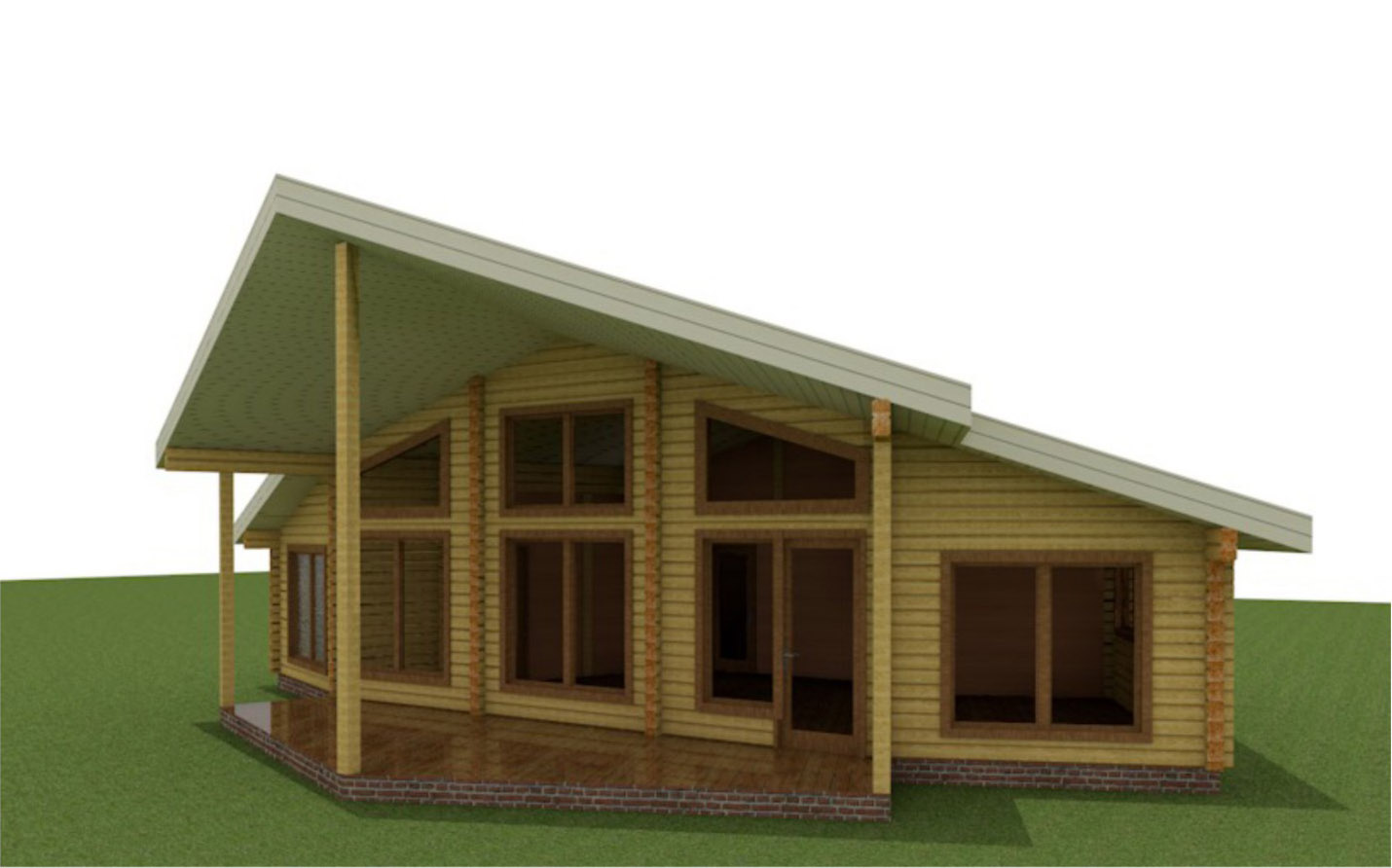 Кремина Строительство проекта «Кремина» из сухого профилированного бруса №3