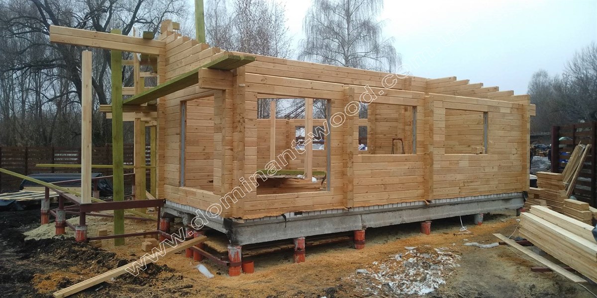 Кремина Строительство проекта «Кремина» из сухого профилированного бруса №7
