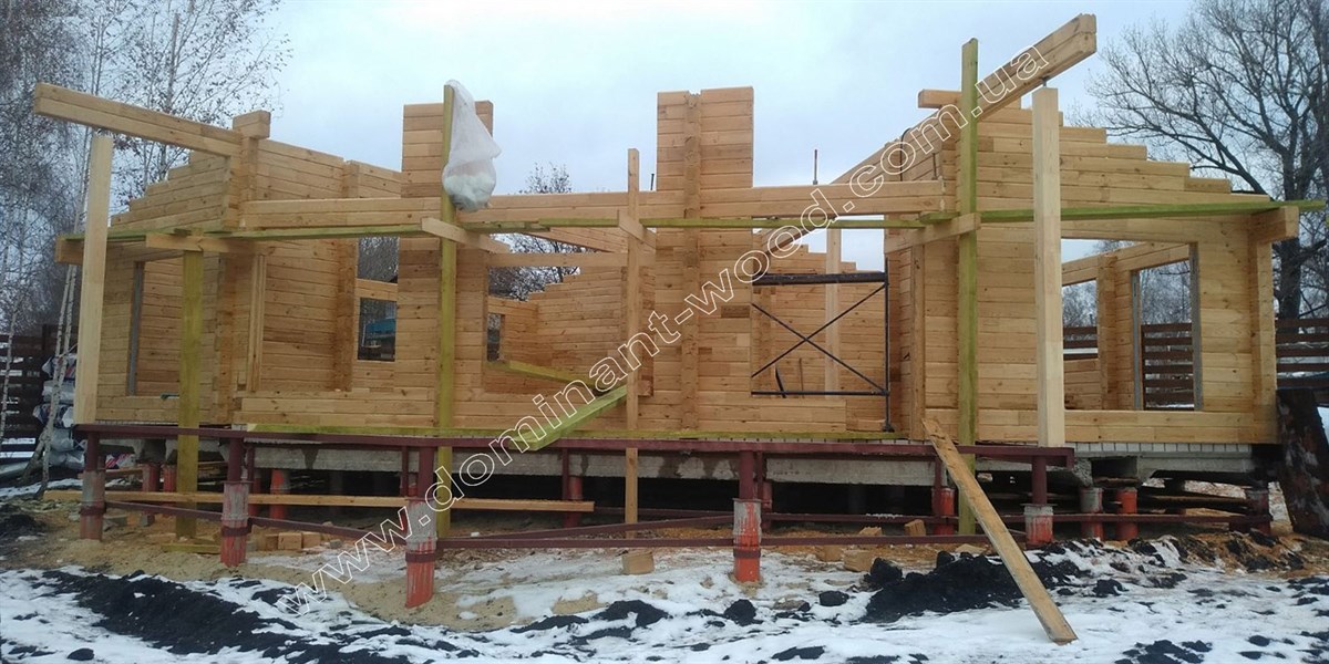 Кремина Строительство проекта «Кремина» из сухого профилированного бруса №8