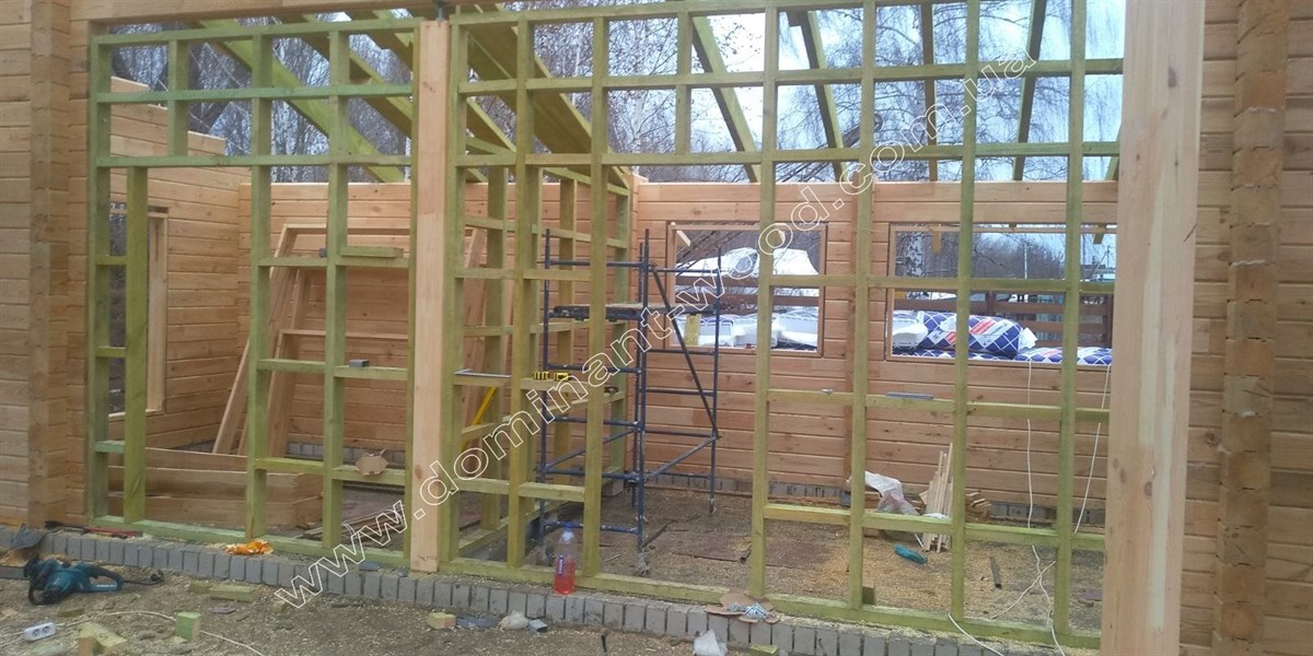 Кремина Строительство проекта «Кремина» из сухого профилированного бруса №10