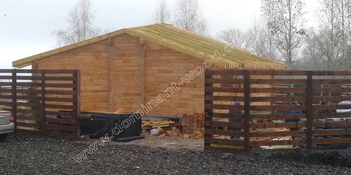 Кремина Строительство проекта «Кремина» из сухого профилированного бруса №13