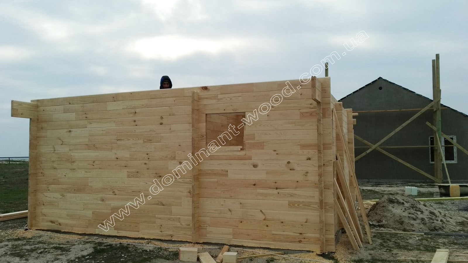 Проект гостевого коттеджа с террасой «Кэнди» Проект «Кэнди»: курортный коттедж на базу отдыха №4