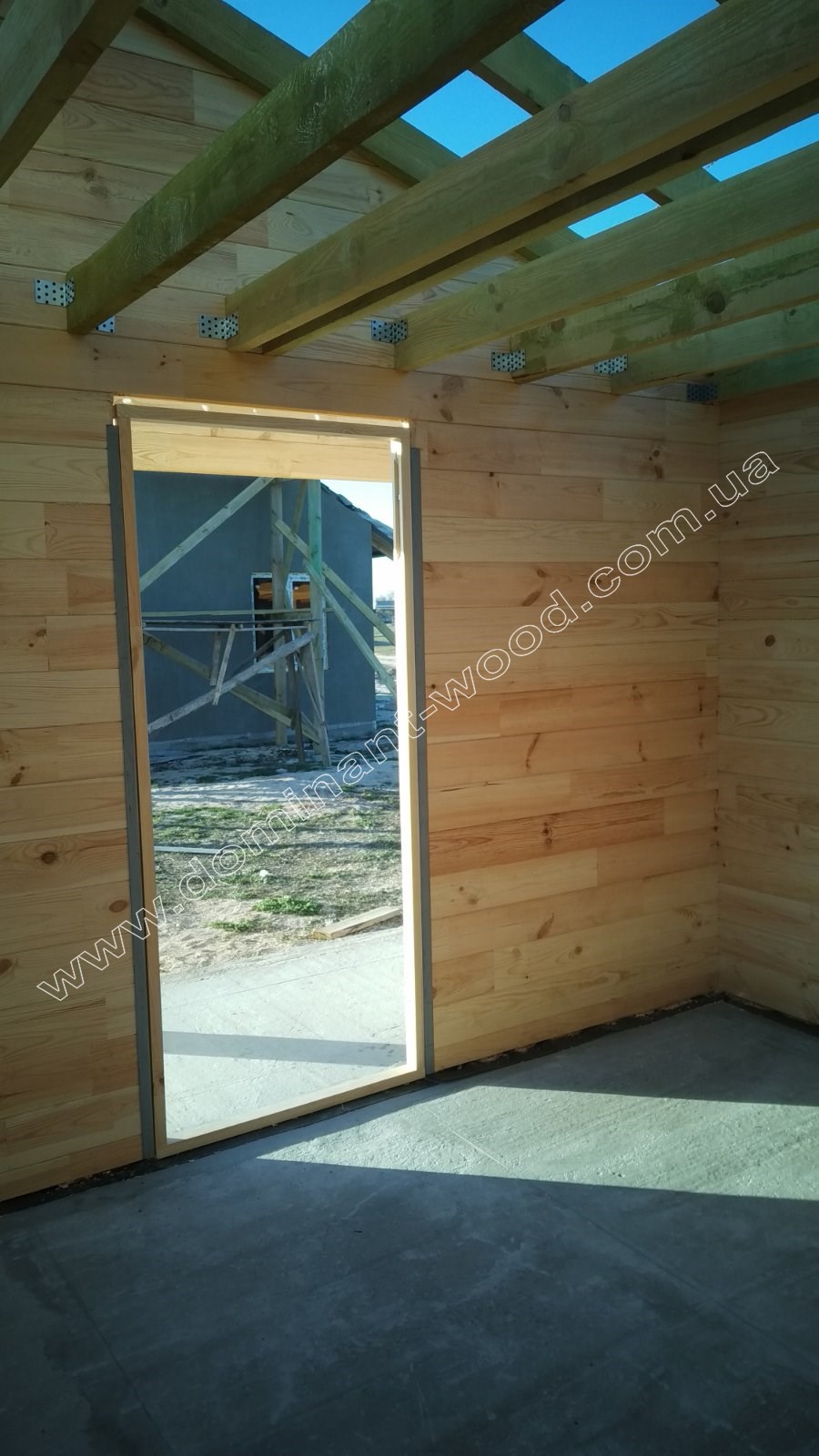 Проект гостевого коттеджа с террасой «Кэнди» Проект «Кэнди»: курортный коттедж на базу отдыха №6