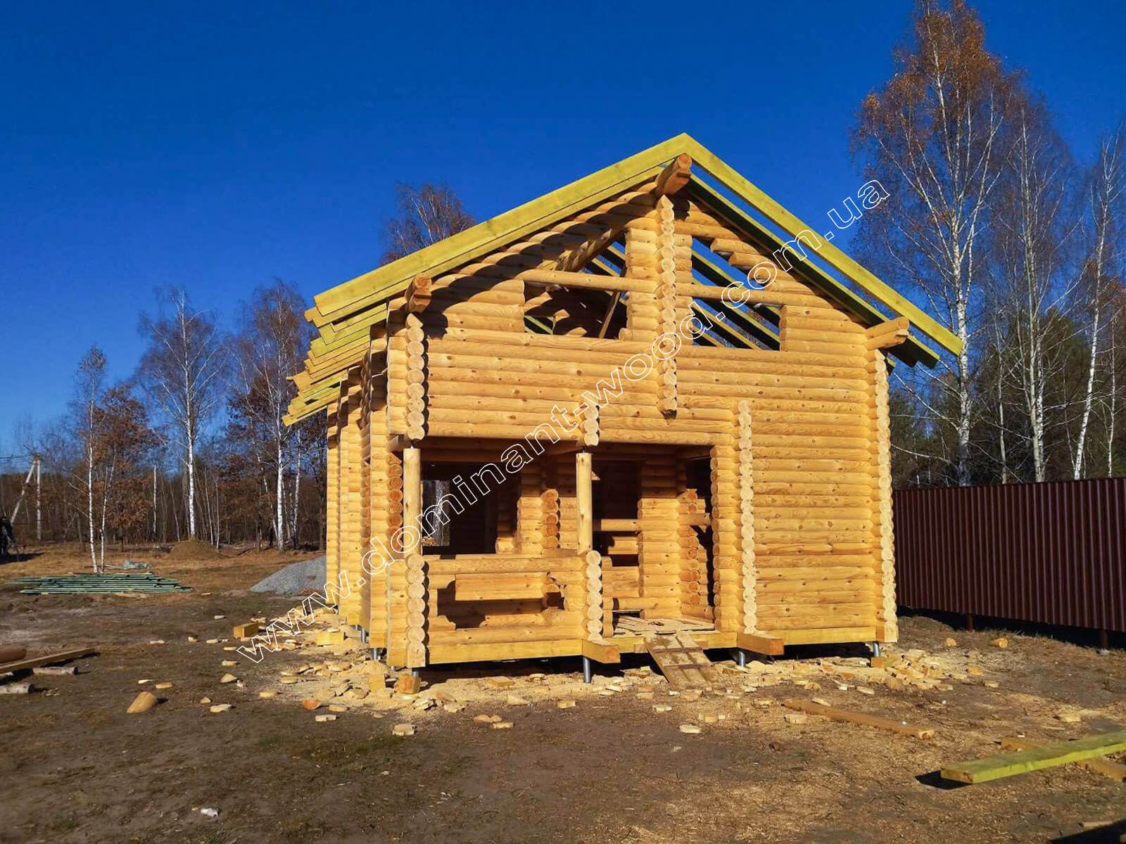 дом со сруба Проект «Адель»: строим с изменениями по желаниям клиента №13