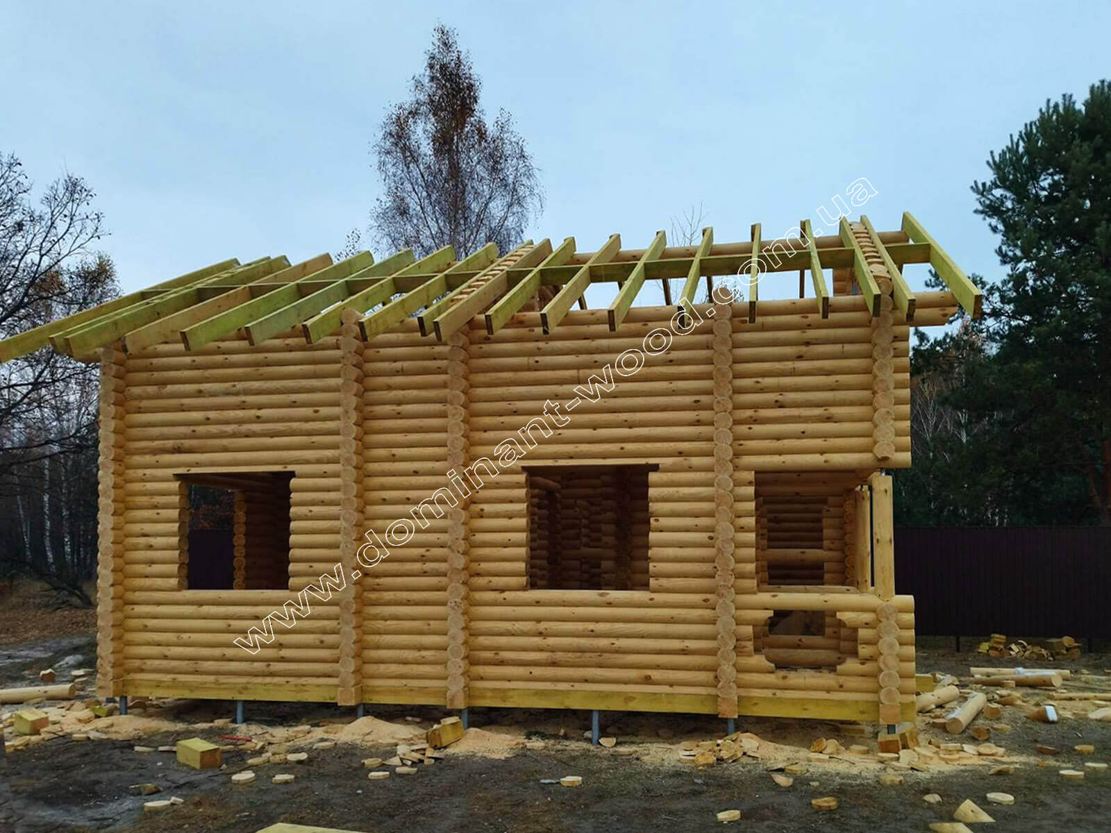 дом со сруба Проект «Адель»: строим с изменениями по желаниям клиента №14