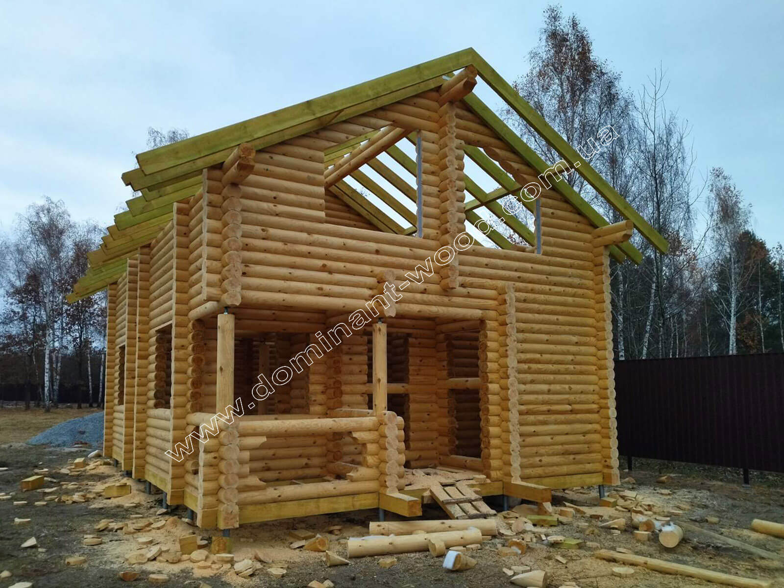 дом со сруба Проект «Адель»: строим с изменениями по желаниям клиента №15