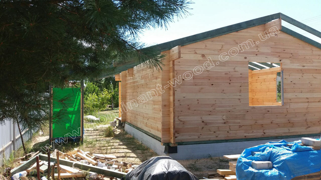 Проект «Ирис» Строим из дерева: красивый дачный домик «Ирис» №4