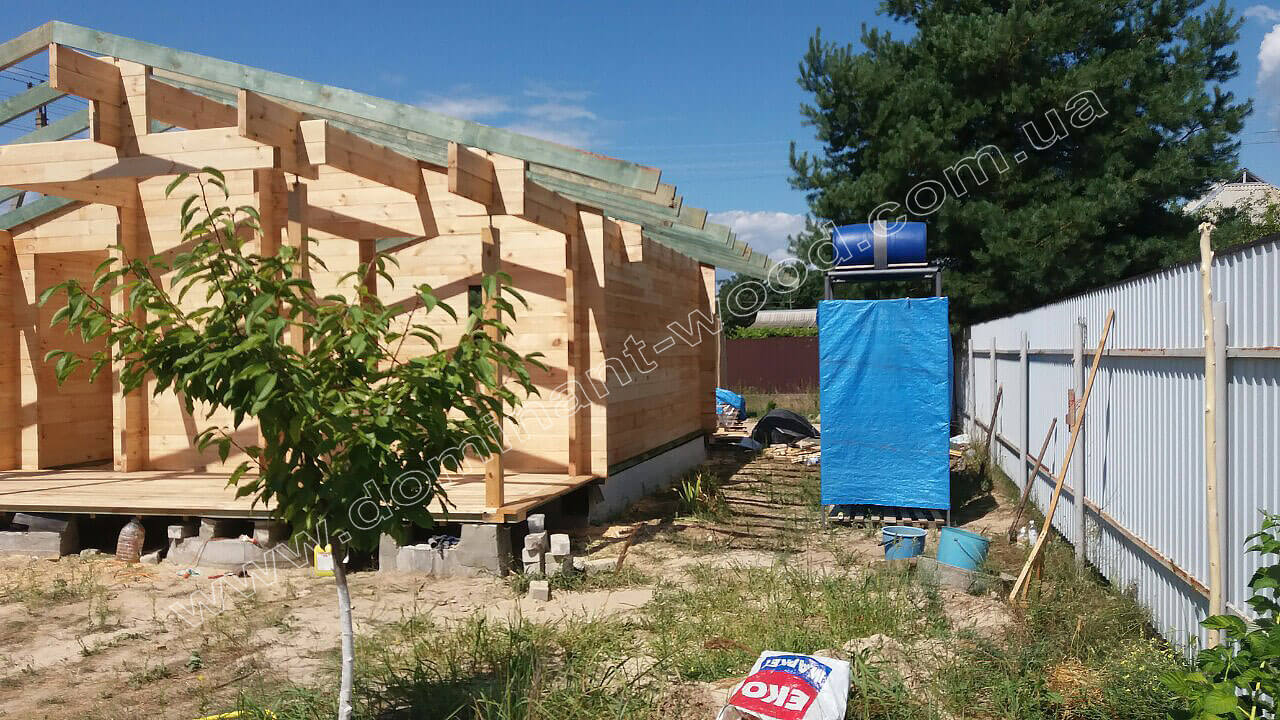 Проект «Ирис» Строим из дерева: красивый дачный домик «Ирис» №5