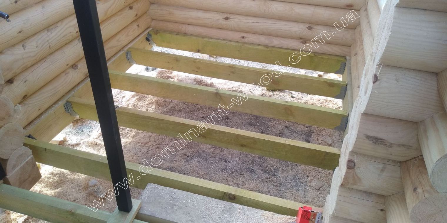 Домик-шалаш с мансардой «Лекид5» Домик-шалаш с мансардой «Лекид5»: проект и установка сруба №9