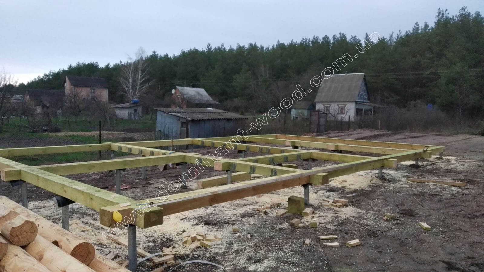 Дерев'яний будиночок Заказ популярного коттеджа «Лекид2» №3