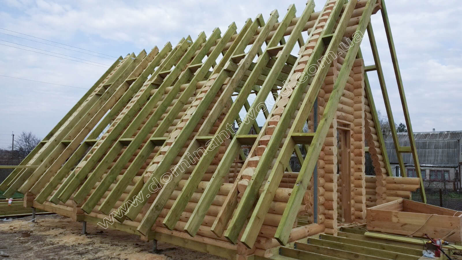 Дерев'яний будиночок Заказ популярного коттеджа «Лекид2» №5