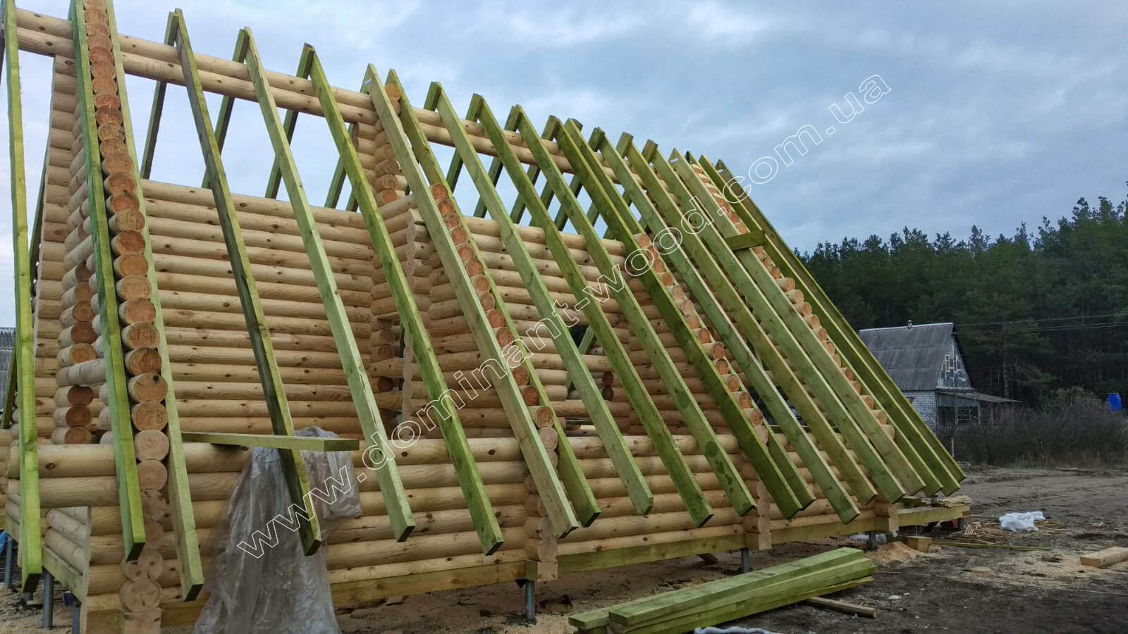 Дерев'яний будиночок Заказ популярного коттеджа «Лекид2» №6