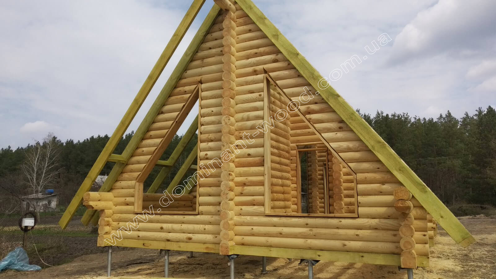 Дерев'яний будиночок Заказ популярного коттеджа «Лекид2» №7