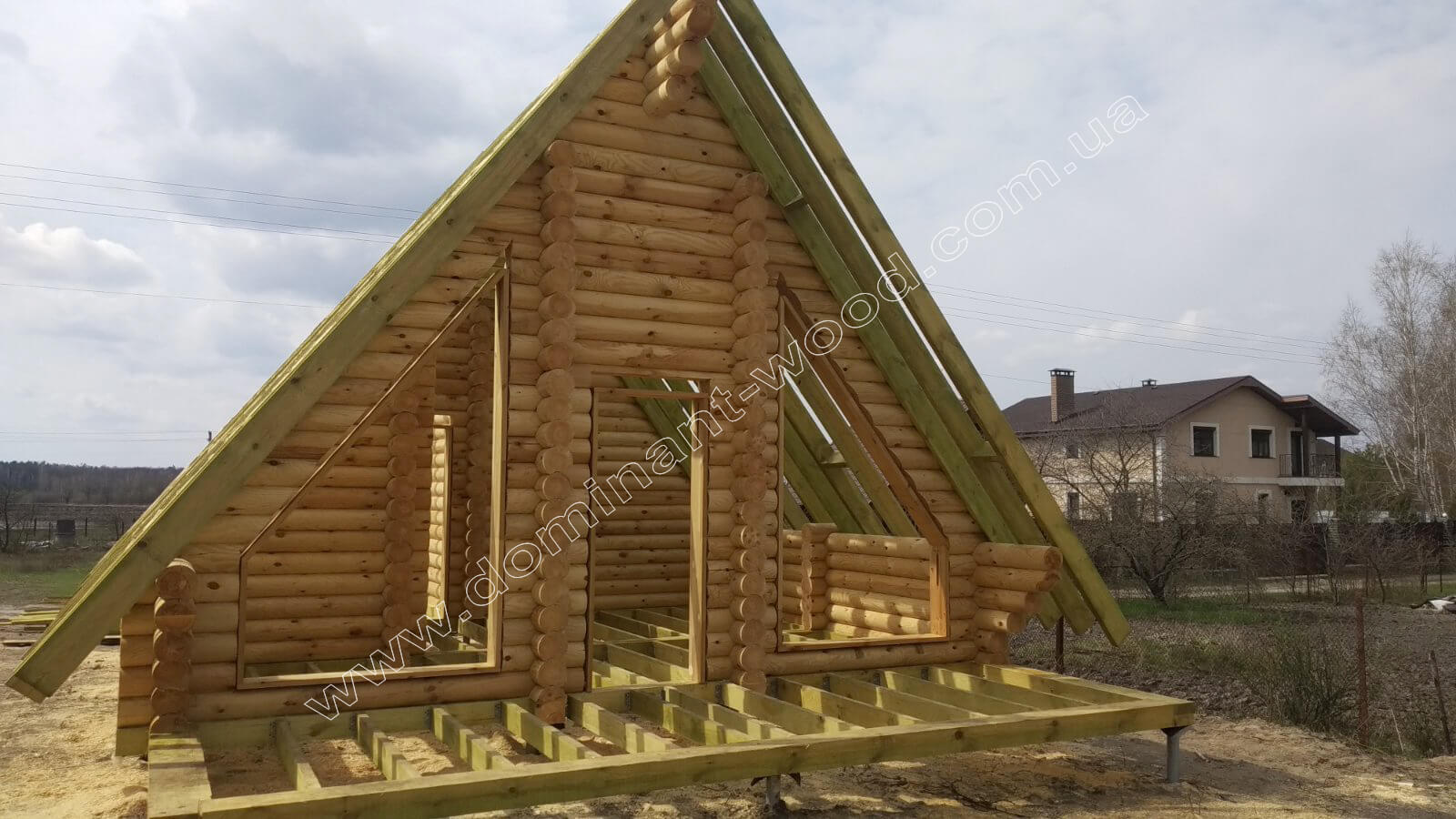 Дерев'яний будиночок Заказ популярного коттеджа «Лекид2» №8