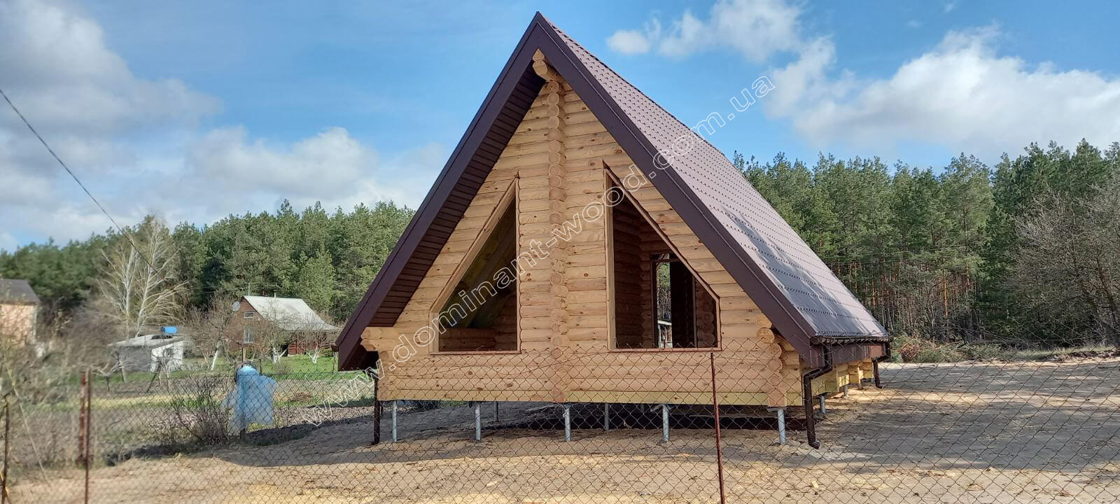 Дерев'яний будиночок Заказ популярного коттеджа «Лекид2» №10