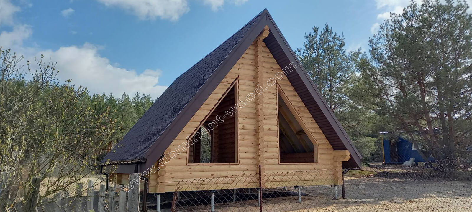 Дерев'яний будиночок Заказ популярного коттеджа «Лекид2» №11