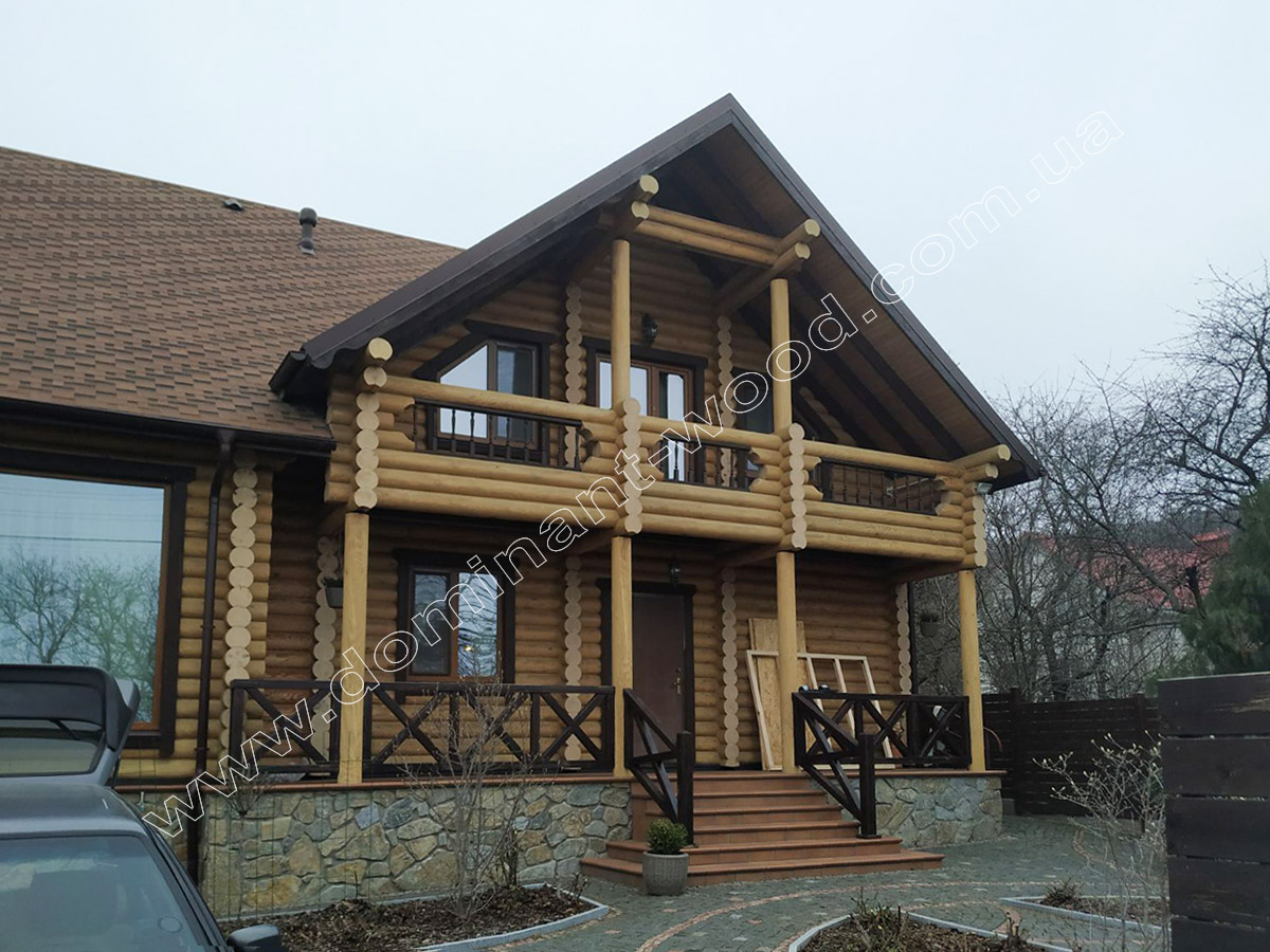 проект «Сапфир» Красивый деревянный особняк по проекту «Сапфир» №5