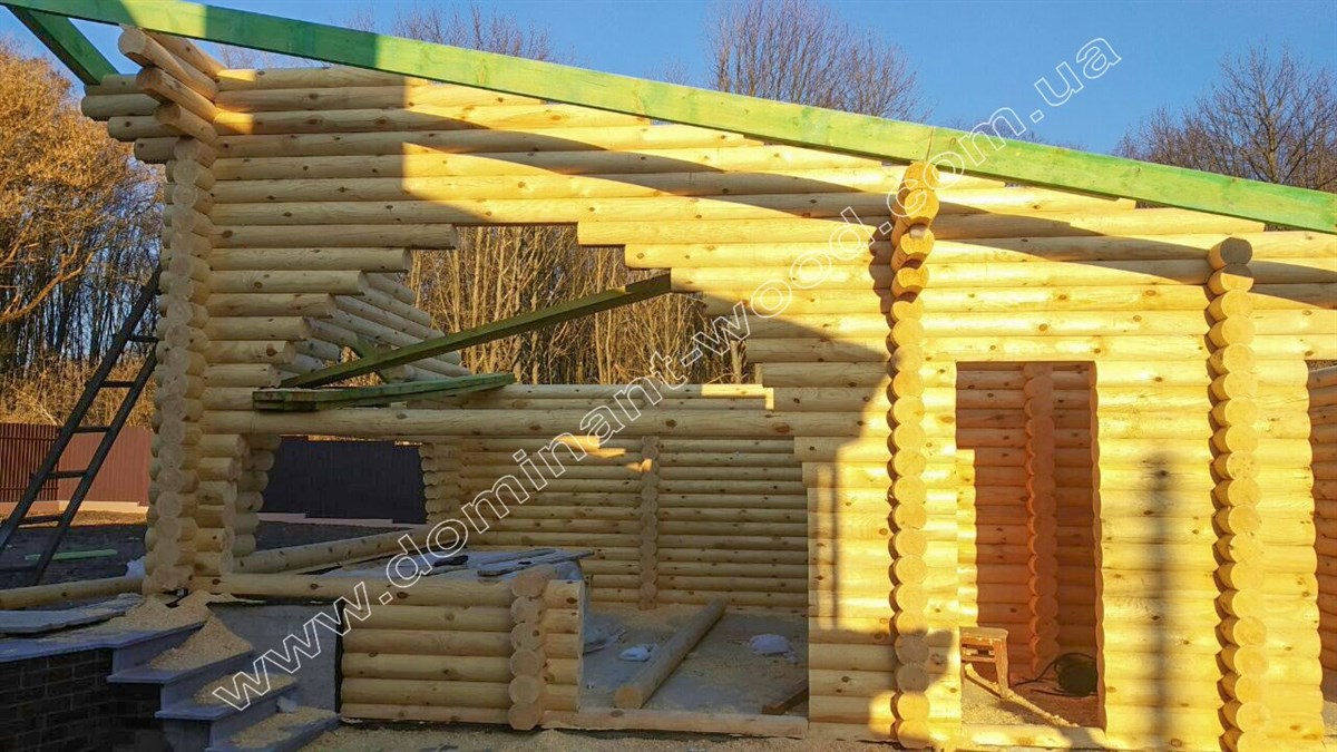 беседка «Вилкс» Бревенчатая беседка с комнатой: оригинально и функционально! №4