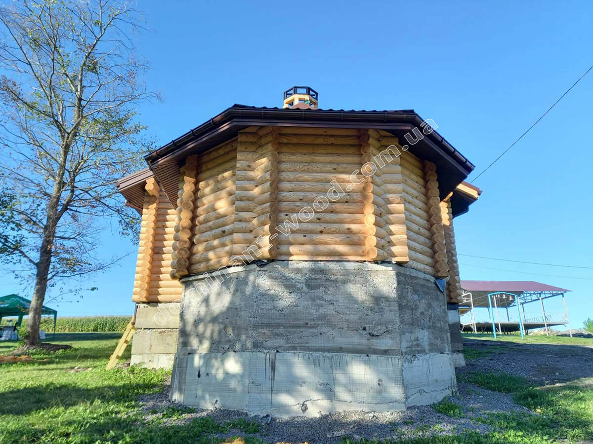 церковь из бруса Индивидуальный заказ: церковь для монастырского комплекса №9