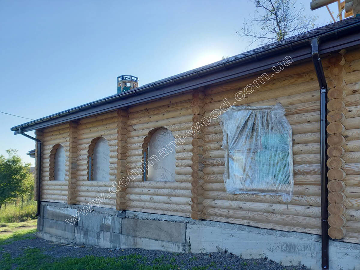 церковь из бруса Индивидуальный заказ: церковь для монастырского комплекса №10