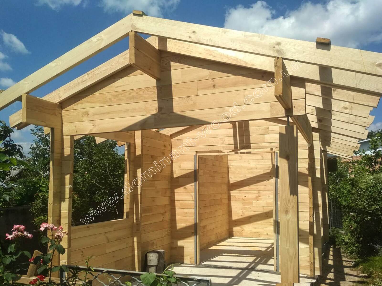 Однокомнатный домик «Гримм» Проект «Гримм»: домик-студия из бруса на дачу №4