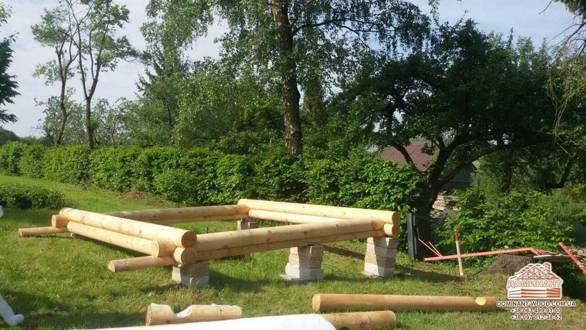 Проекти дерев’яних будинків – наш проект з двох видів брусу №2