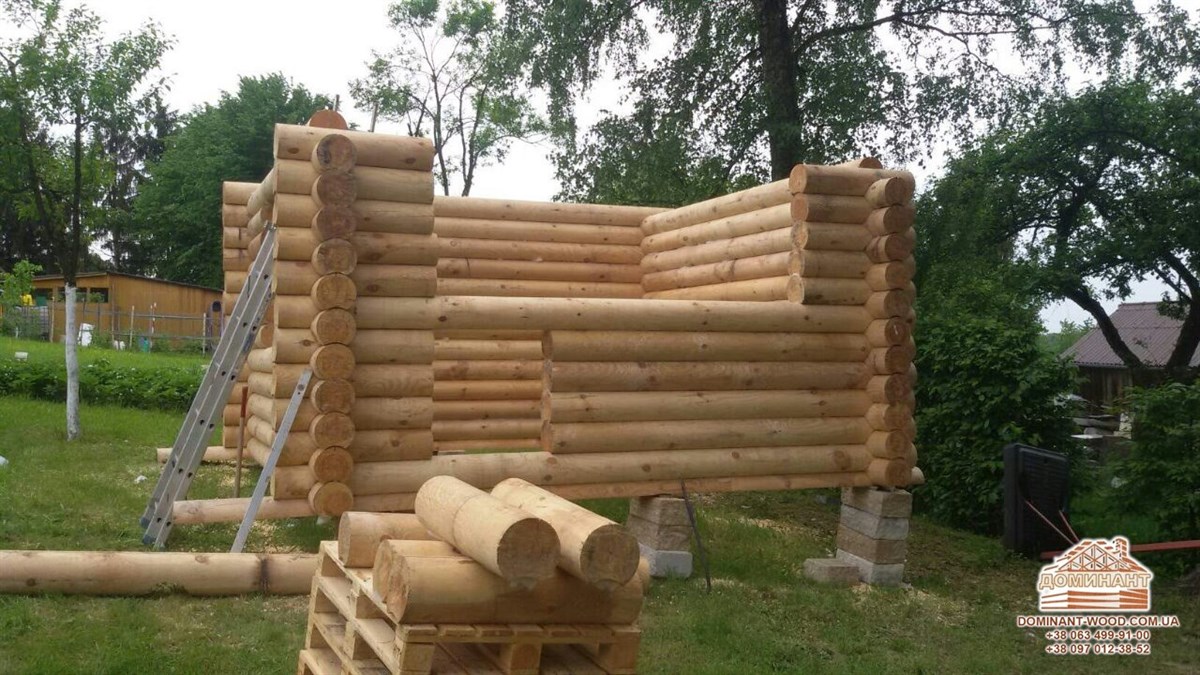 Проекти дерев’яних будинків – наш проект з двох видів брусу №3