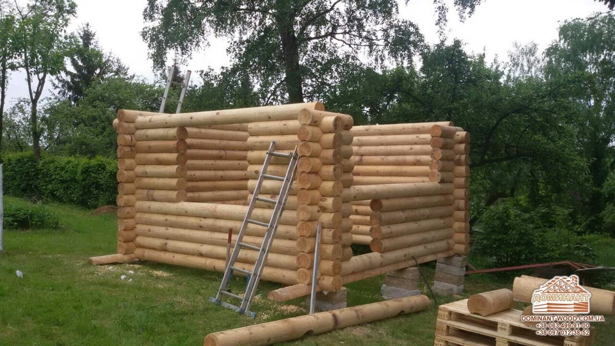 Проекти дерев’яних будинків – наш проект з двох видів брусу №4