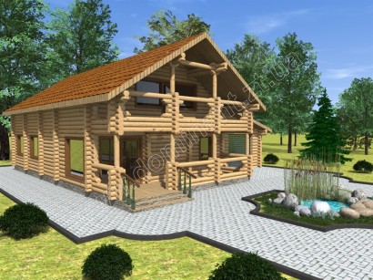 Проекти будинку з гаражем №1