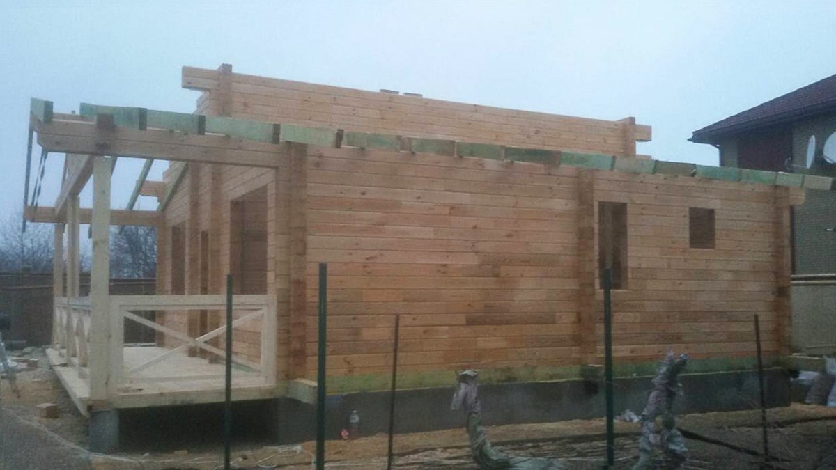 Арнеда2 Оригінальний будиночок з сухого брусу для дачі №14