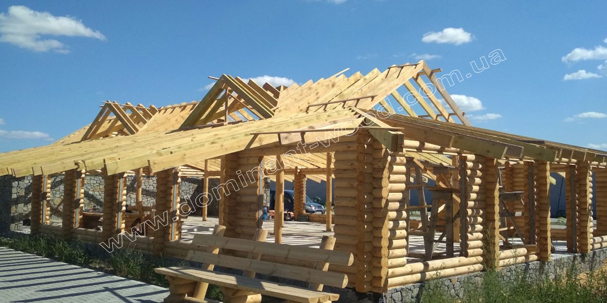 Банкетний зал: комбінуємо дерево з каменем Банкетний зал: комбінуємо дерево з каменем №6