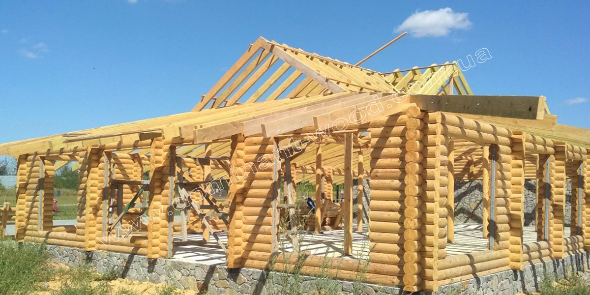 Банкетний зал: комбінуємо дерево з каменем Банкетний зал: комбінуємо дерево з каменем №7